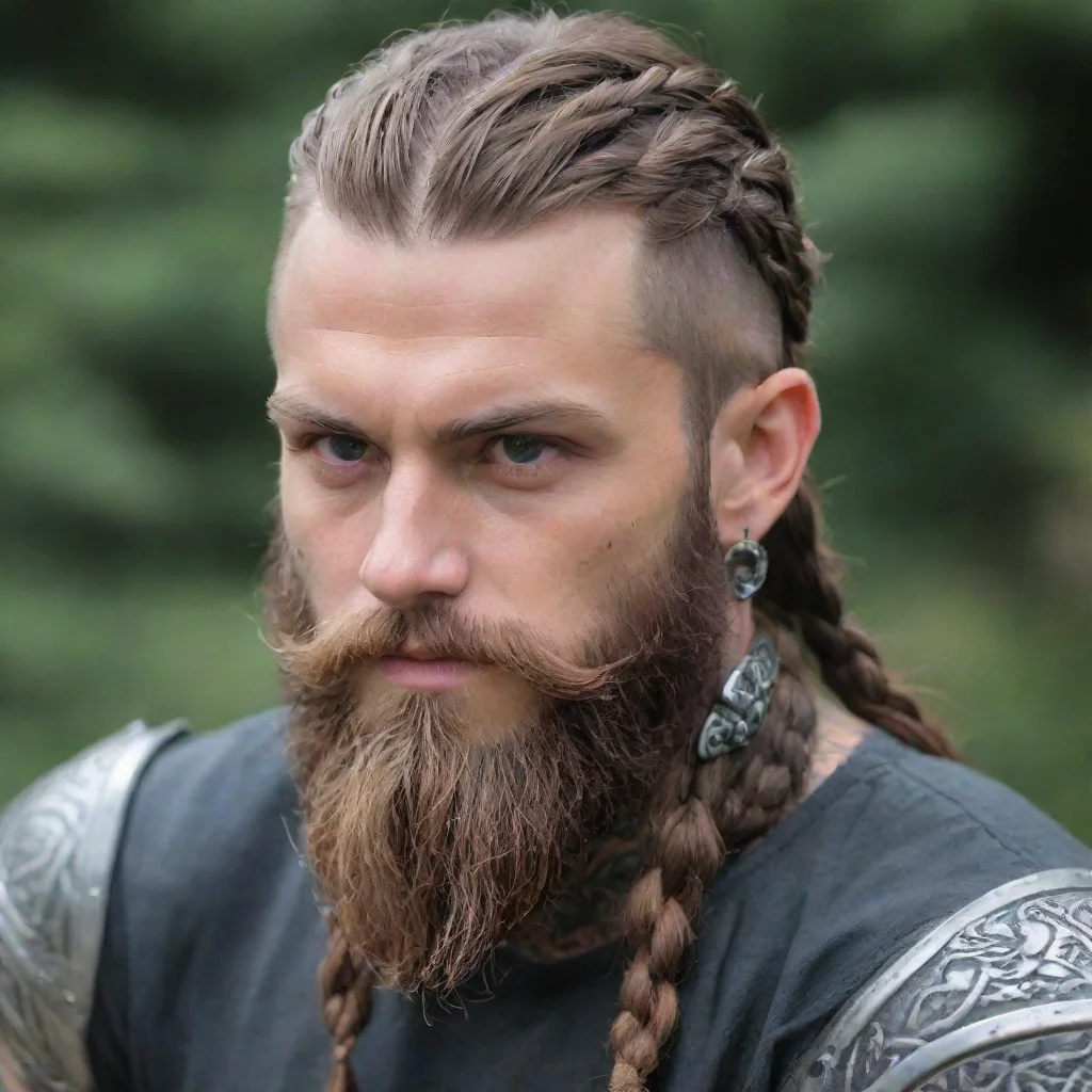 viking braided beard braided hair beard beads dragon tattoo