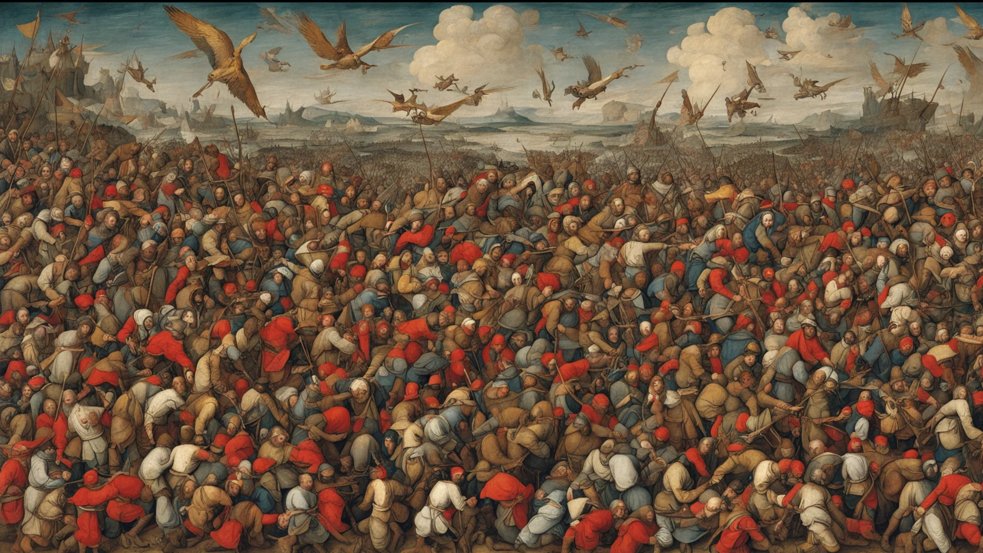 war in heaven painted by pieter bruegel ar 169 good looking trending fantastic 1 wide