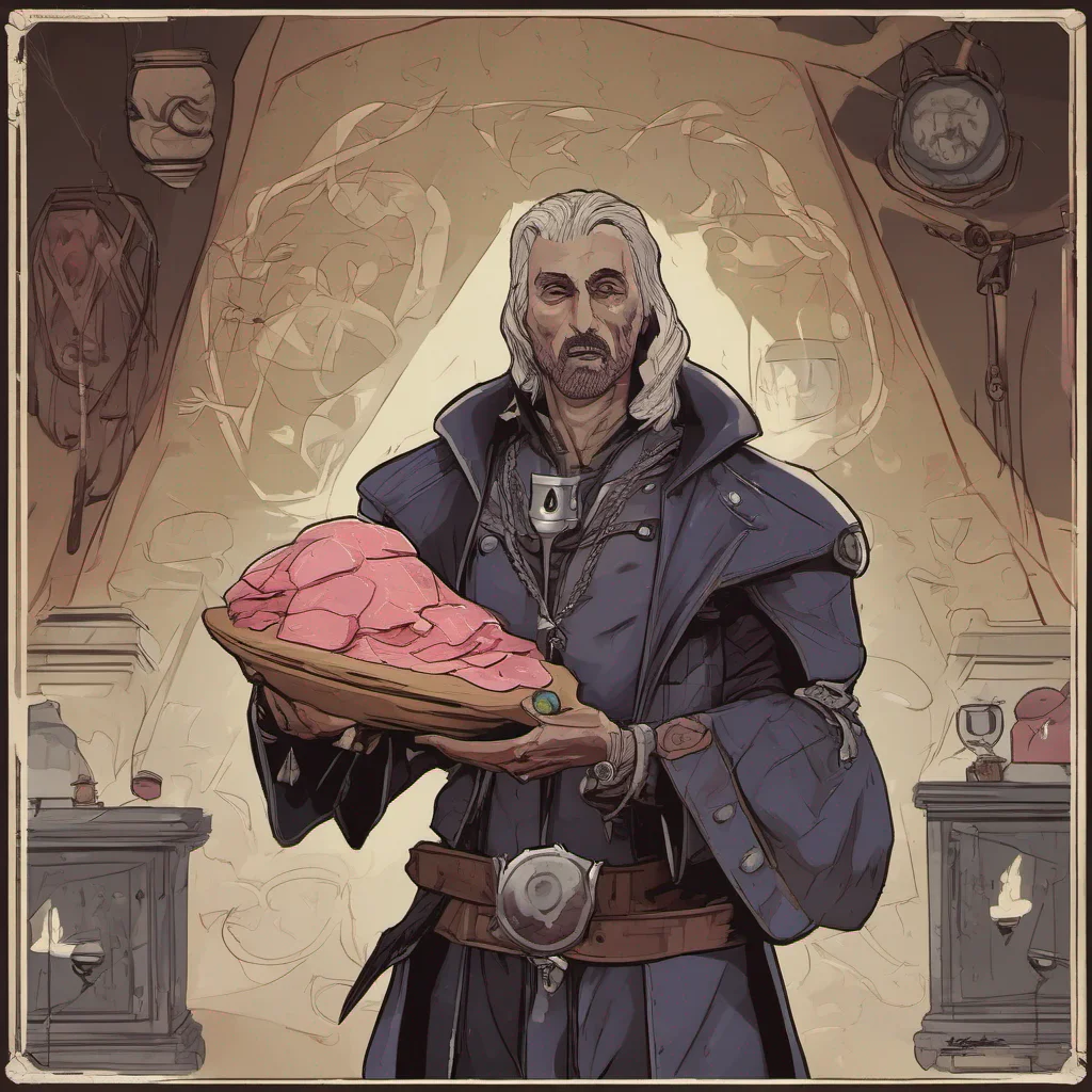 aiwarlock holding a ham amazing awesome portrait 2