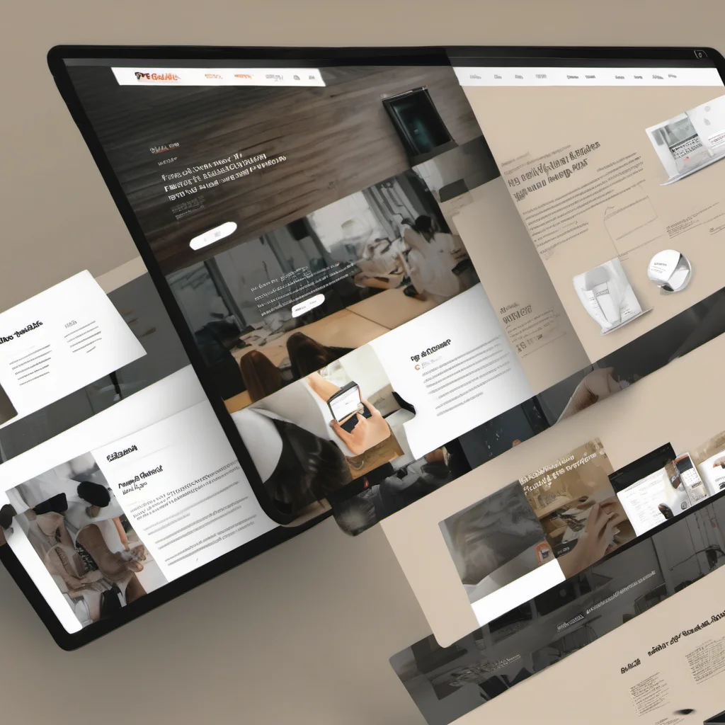 aiwebsite landing page for protfolio