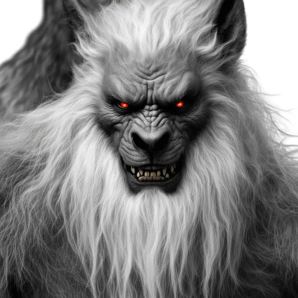 aiwerewolf%2C long white beard  good looking trending fantastic 1