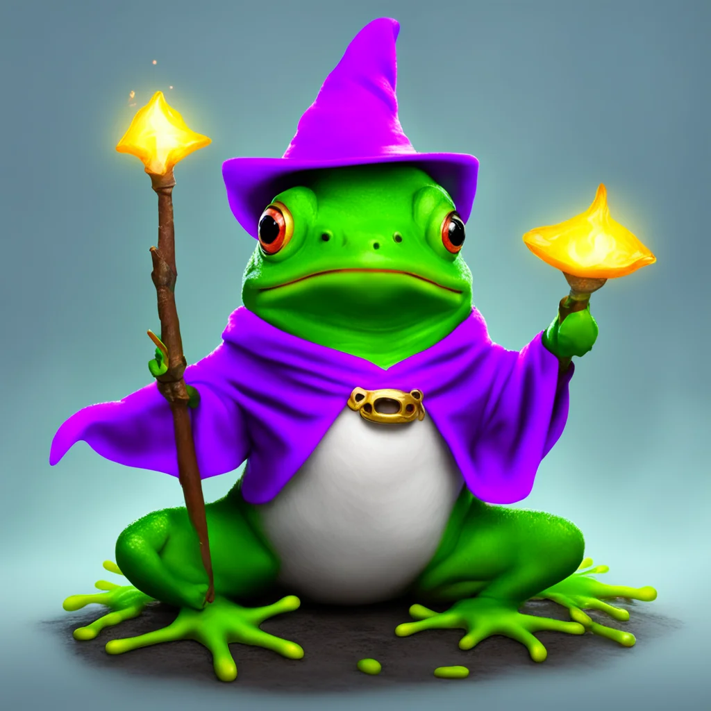 wizard frog amazing awesome portrait 2