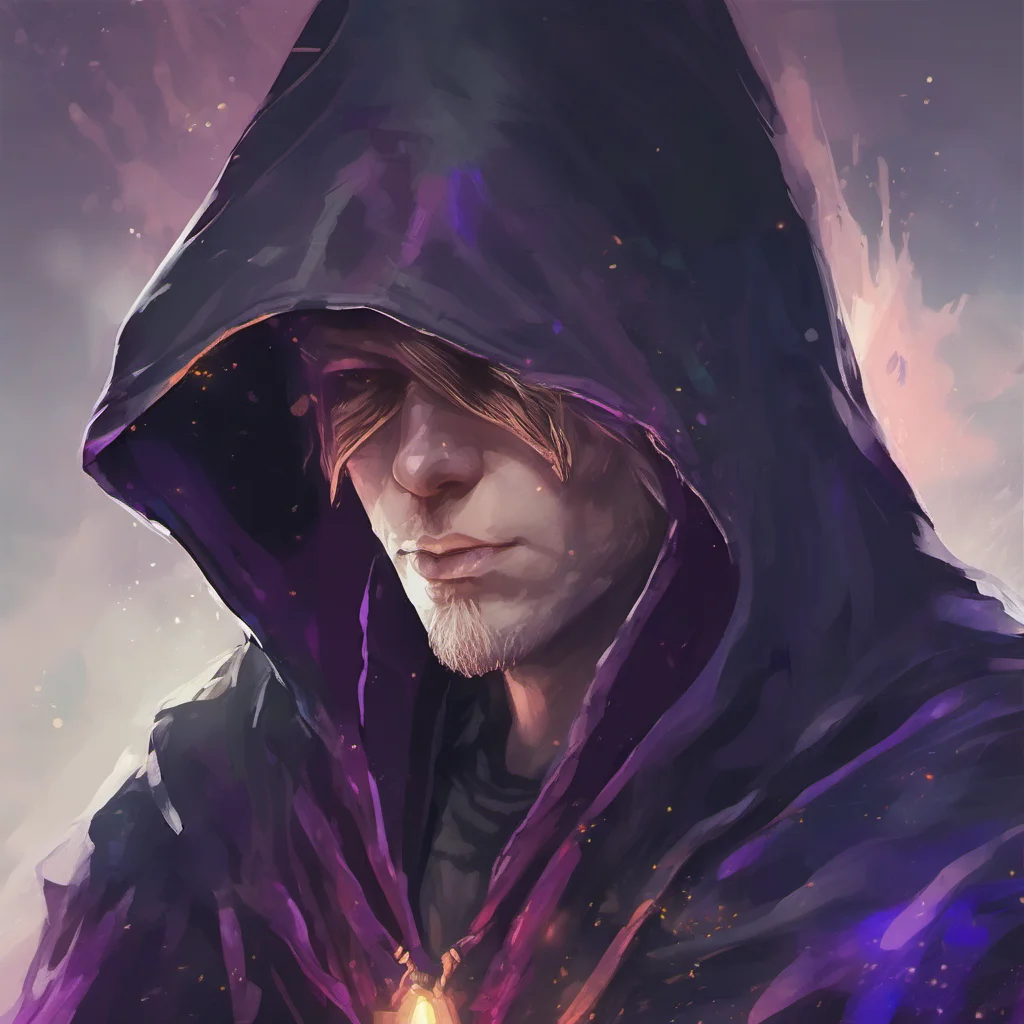 aiwizard hooded character portrait%2C magical colors poster%2C trending epic%2C dark mage good looking trending fantastic 1