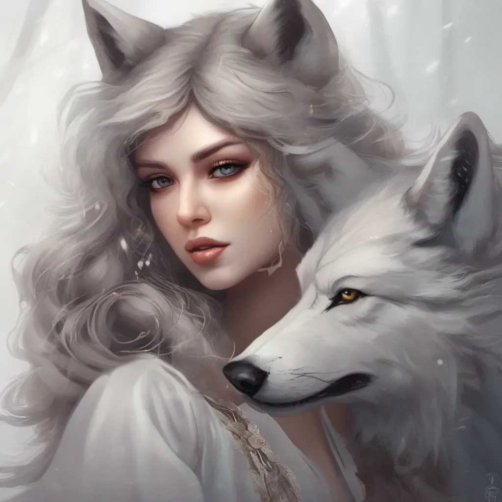aiwolf girl portrait fantasy amazing awesome portrait 2