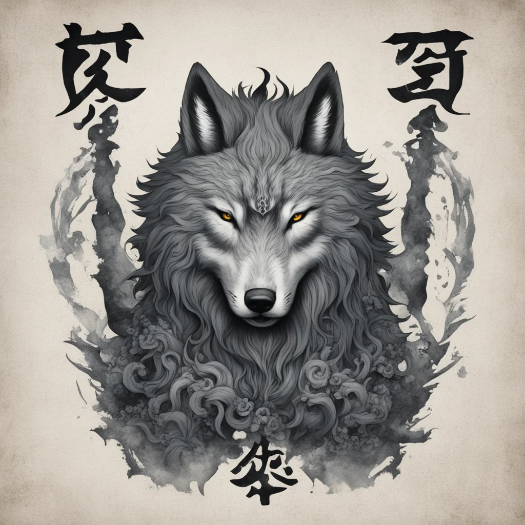 wolf god kanji