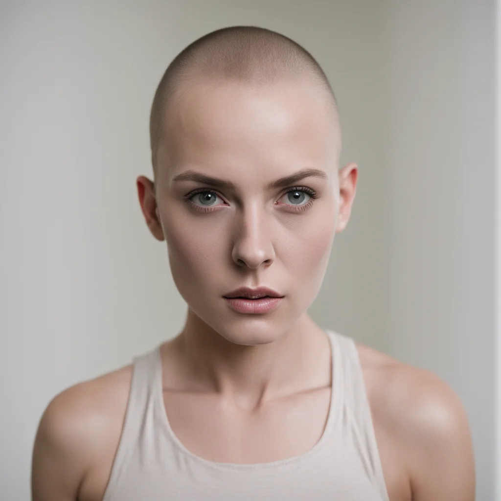 aiwoman forced headshave amazing awesome portrait 2