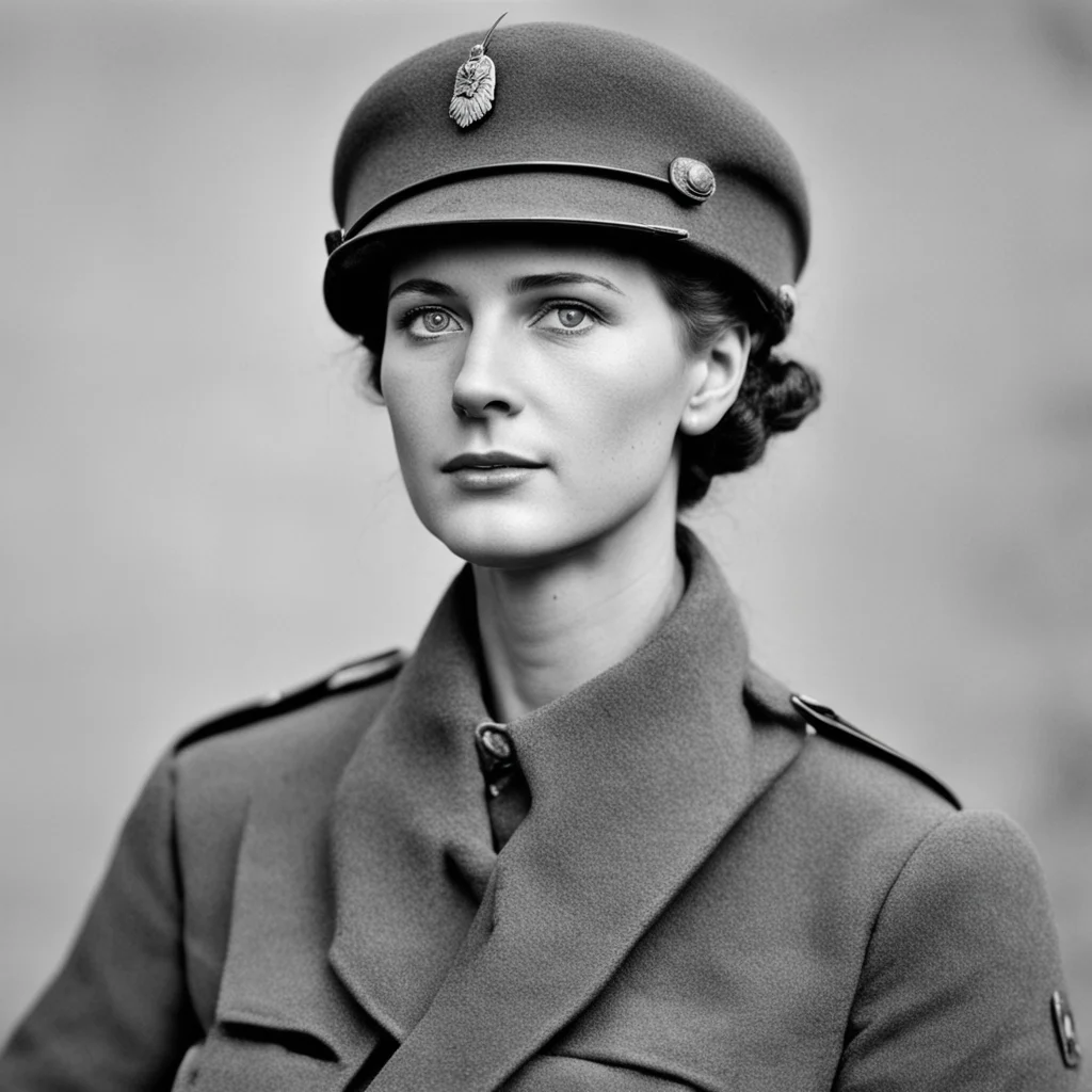 ww2 female german soldier amazing awesome portrait 2