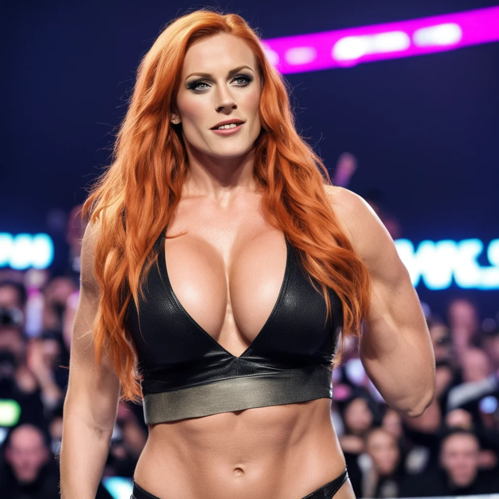 wwe becky lynch in ring flashing her chest good looking trending fantastic 1