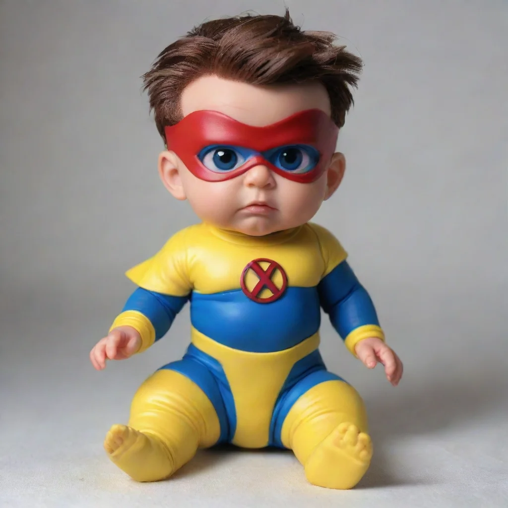 aix men cyclops as a baby with 1991 costume