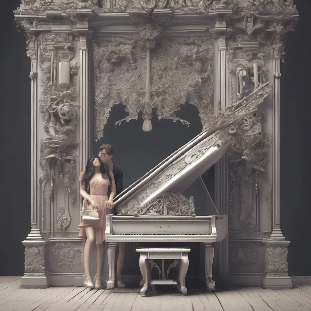 aiyoung couple playing piano cinematic%2C 3d%2C insanely detailed and intricate%2C darkely detailed and intricate%2C hyper realistic good looking trending fantastic 1
