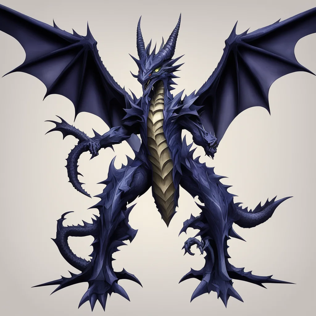aiyugioh black dragon with mechanical wings good looking trending fantastic 1