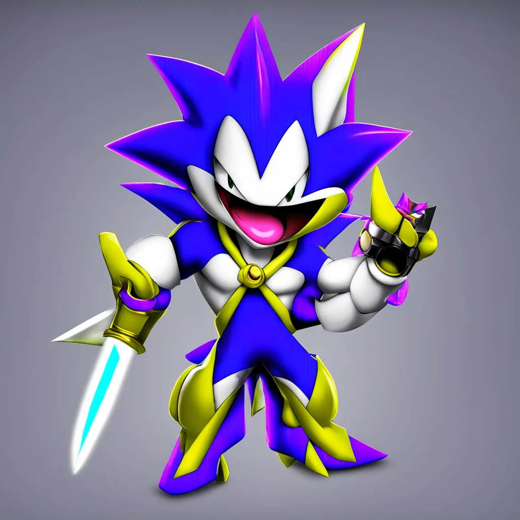 yugioh but sonic character 