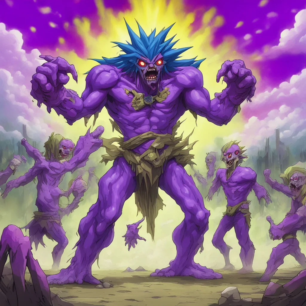 yugioh giant zombie coming out of the ground confident engaging wow artstation art 3