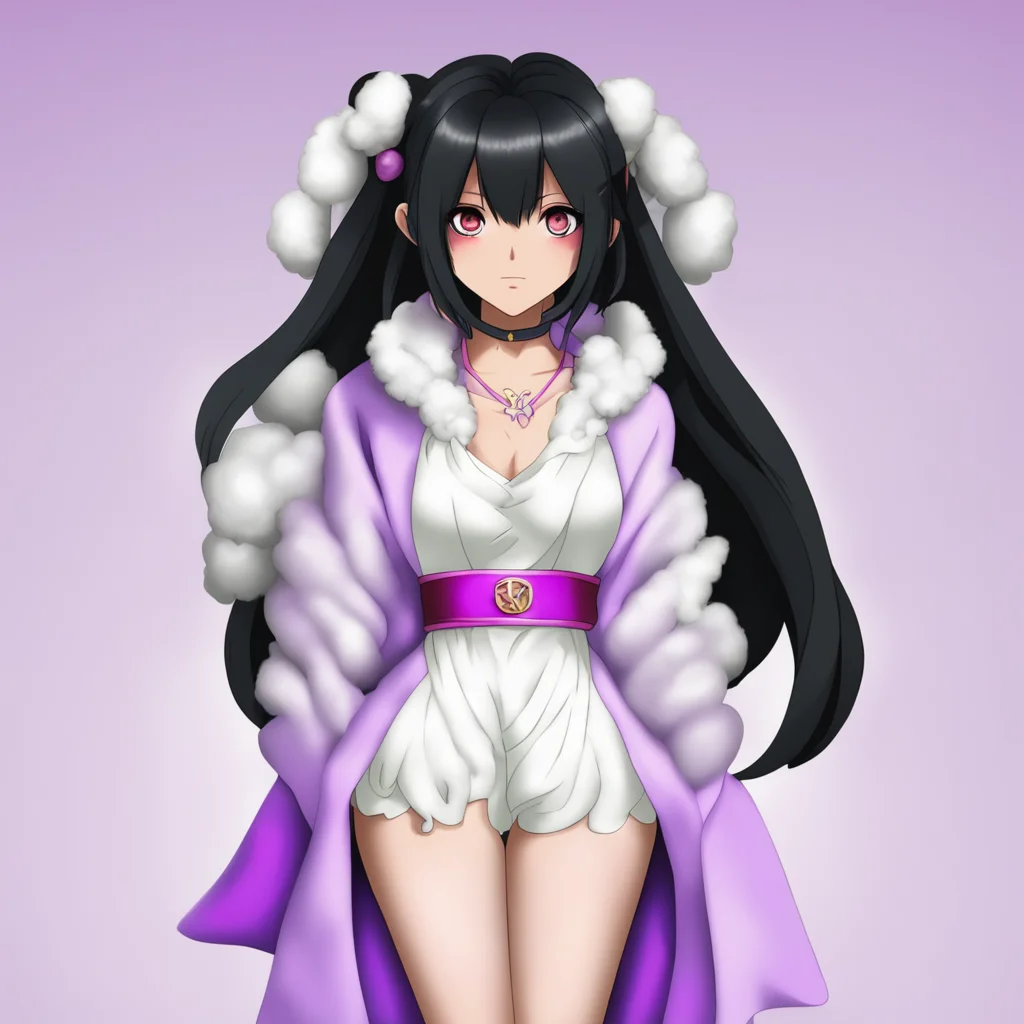 yugioh girl with dark hair dressed up as a sheep