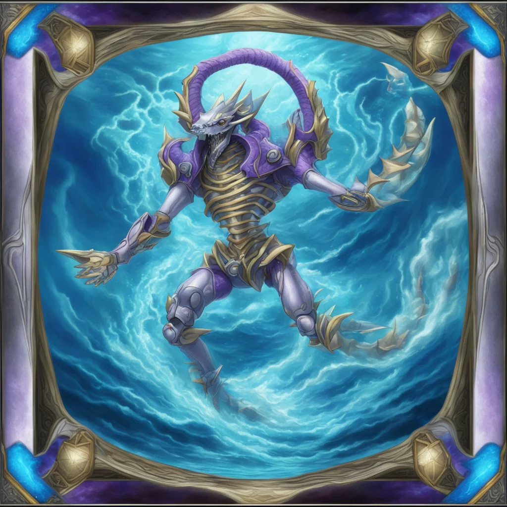 aiyugioh skeleton sea serpent thunder light attribute sea floor amazing awesome portrait 2