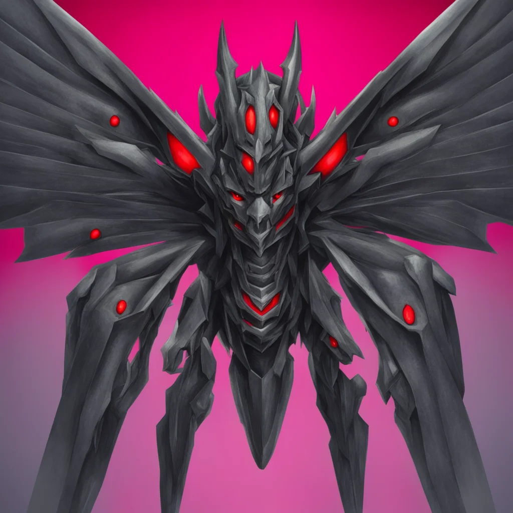 aiyugioh stile balck cicada with red eyes good looking trending fantastic 1
