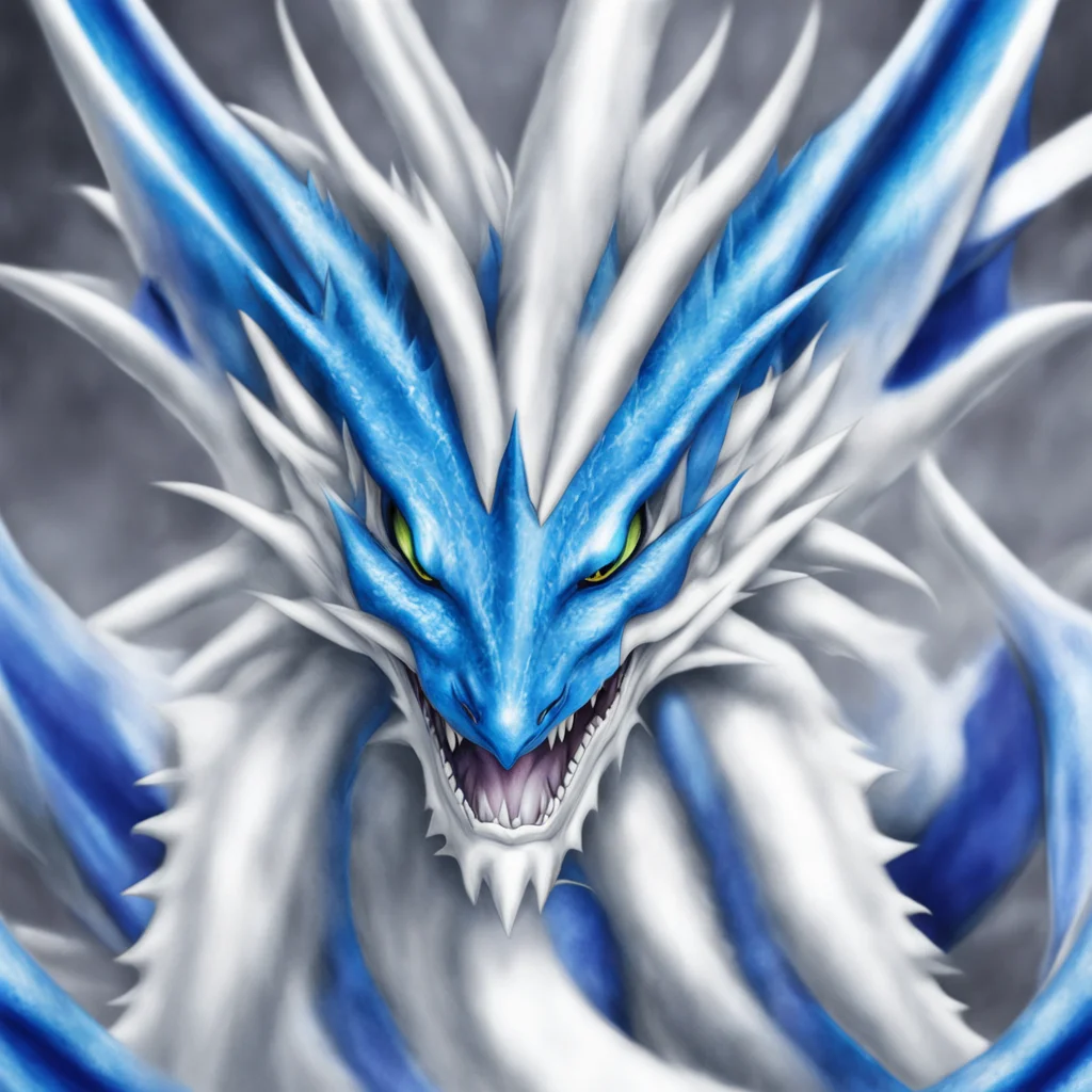 aiyugioh. blue eyes white dragon amazing awesome portrait 2