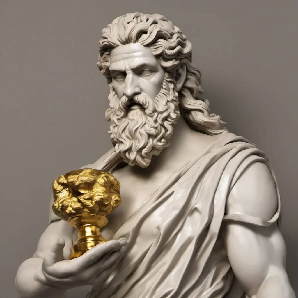 zeus holding a golden outlet amazing awesome portrait 2